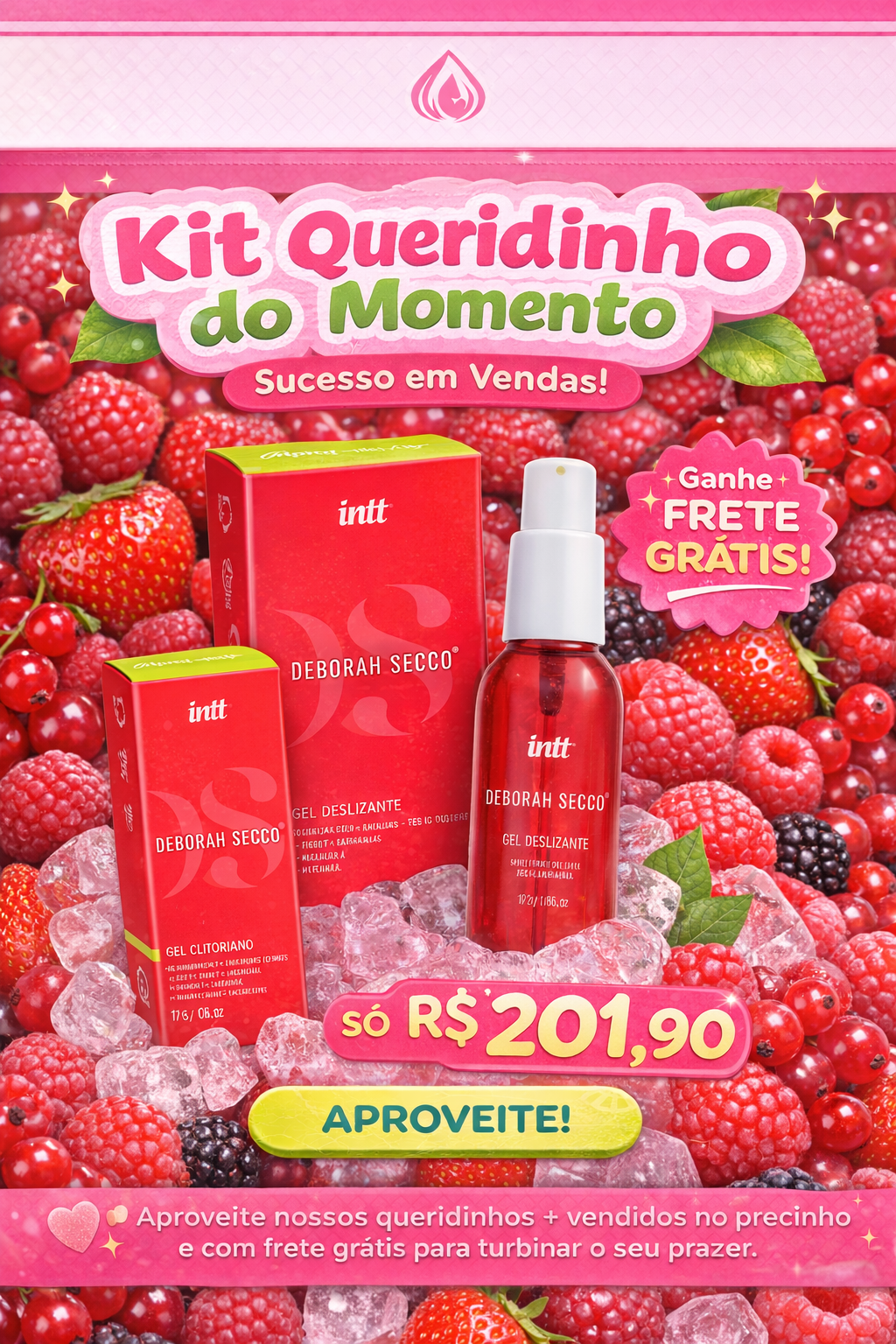 KIT QUERIDINHO DO MOMENTO 💗 (Casadinho Mais Vendido)