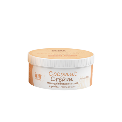 Coconut Cream Intt – Manteiga Hidratante Corporal e Pélvica Aroma de Coco 90g