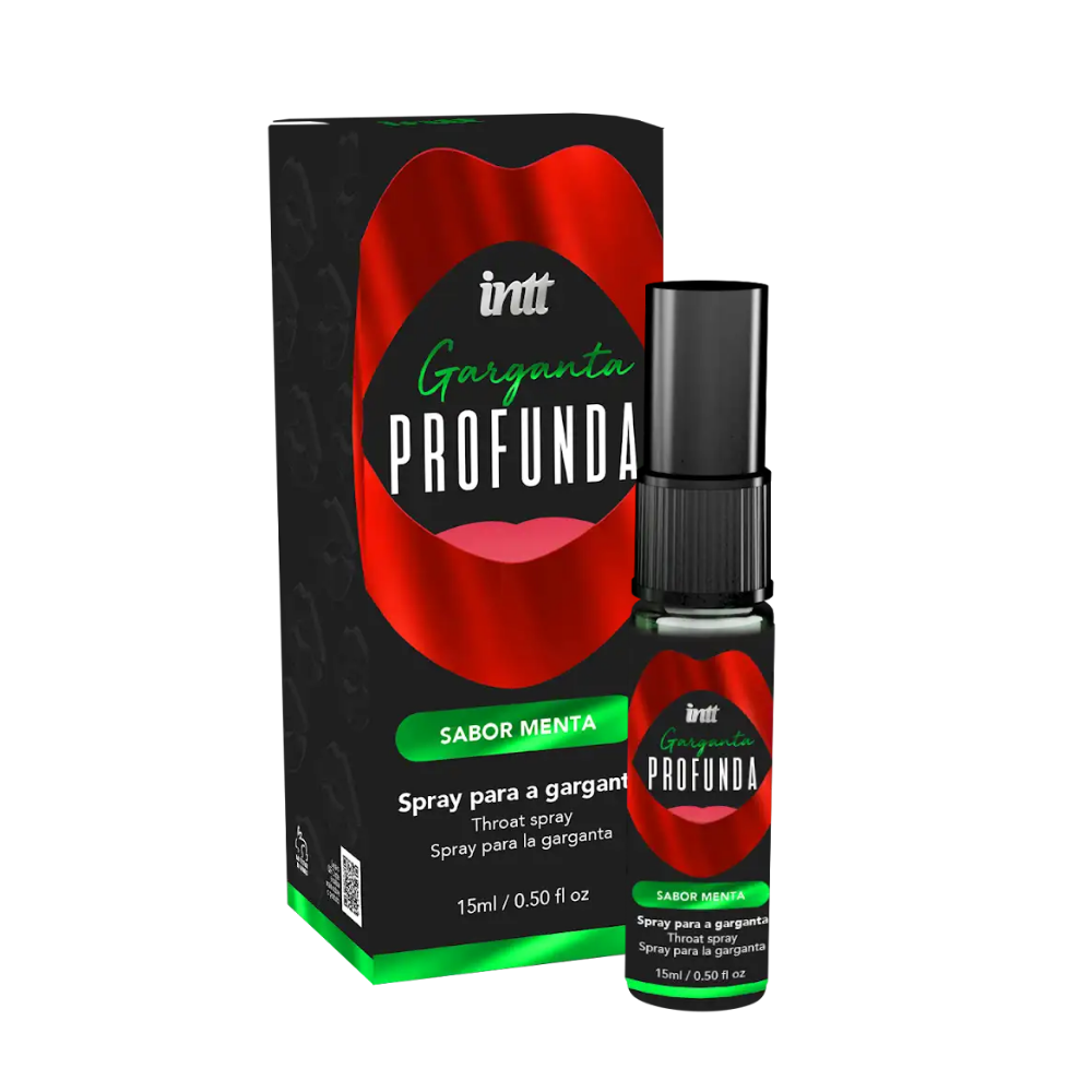 Spray Bucal Sensorial Menta Intt – Linha Deep 15ml (Efeito Ice)