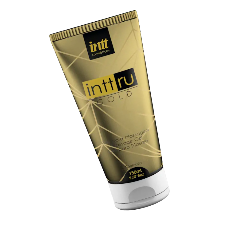 Gel de Massagem Corporal Intt RU Gold 150ml Alto Deslizamento