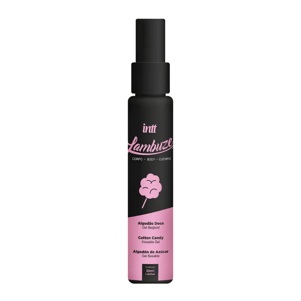 Lambuze Algodão Doce Intt – Calda Beijável Comestível 55ml