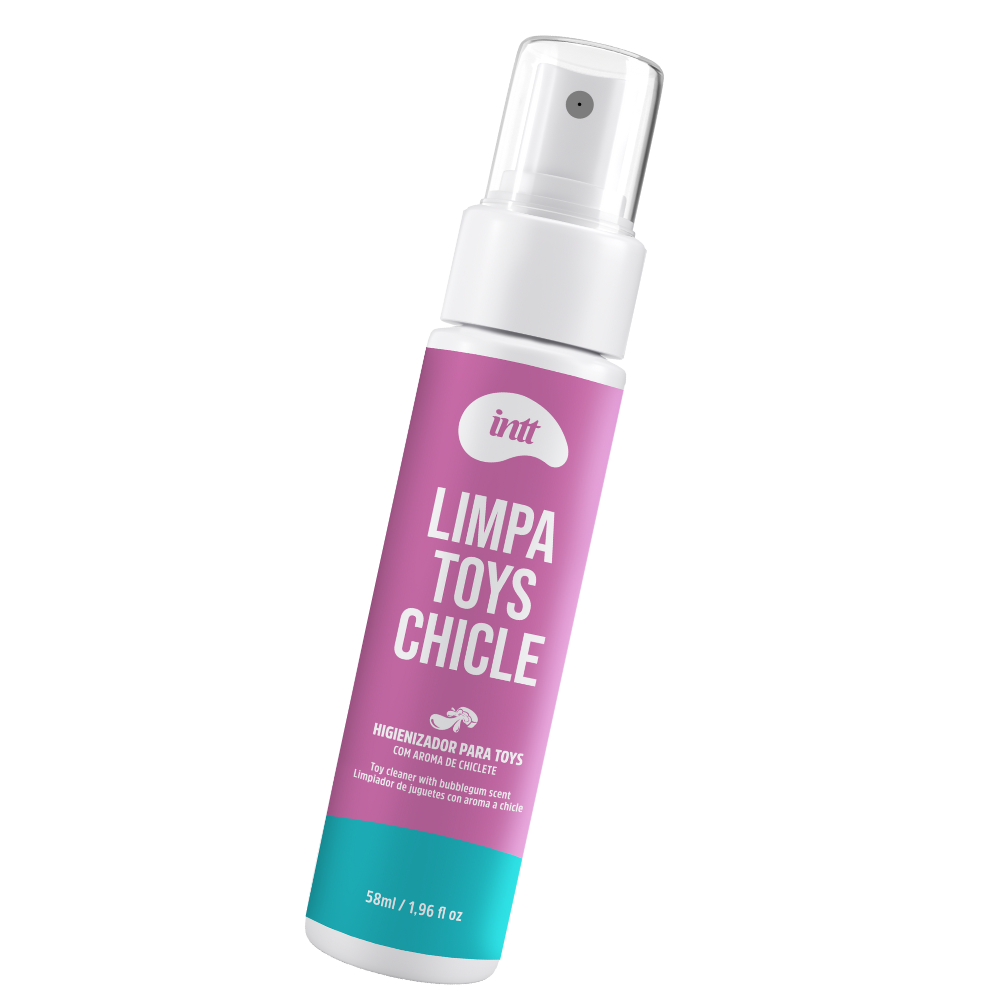 Limpa Toys Chicle Intt 58ml – Higienizador para Brinquedos Íntimos