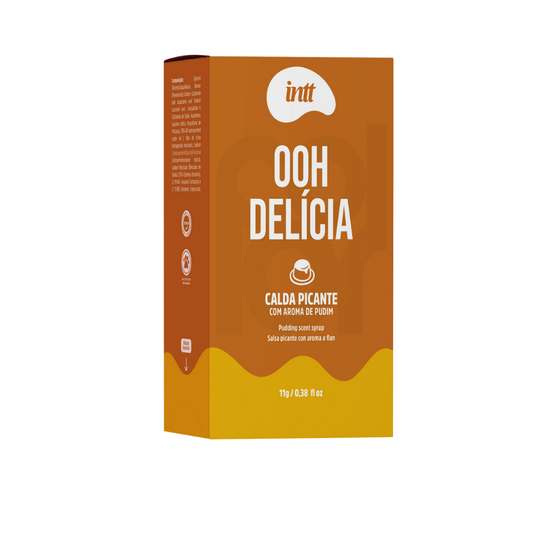Calda de Massagem Sensorial Pudim Ooh Delícia 11g Intt