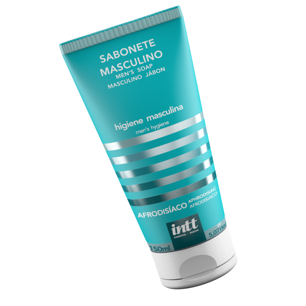 Sabonete Íntimo Masculino Afrodisíaco Intt 150ml pH Balanceado