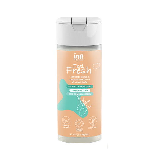 Sabonete Íntimo e Corporal Capim Limão Feel Fresh 100ml Intt