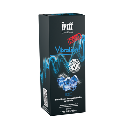 Gel de Massagem Sensorial Vibration Power Ice 17ml Intt – Efeito Refrescante