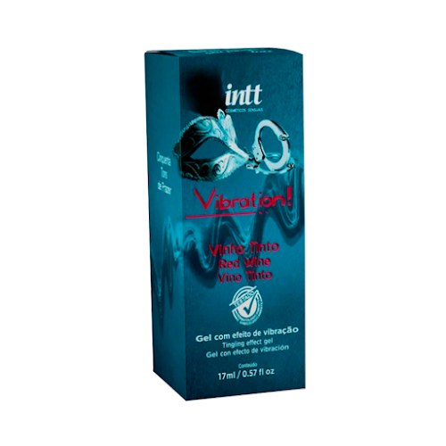 Gel de Massagem Sensorial Vibration Tons 17ml Intt – Aroma Red Wine
