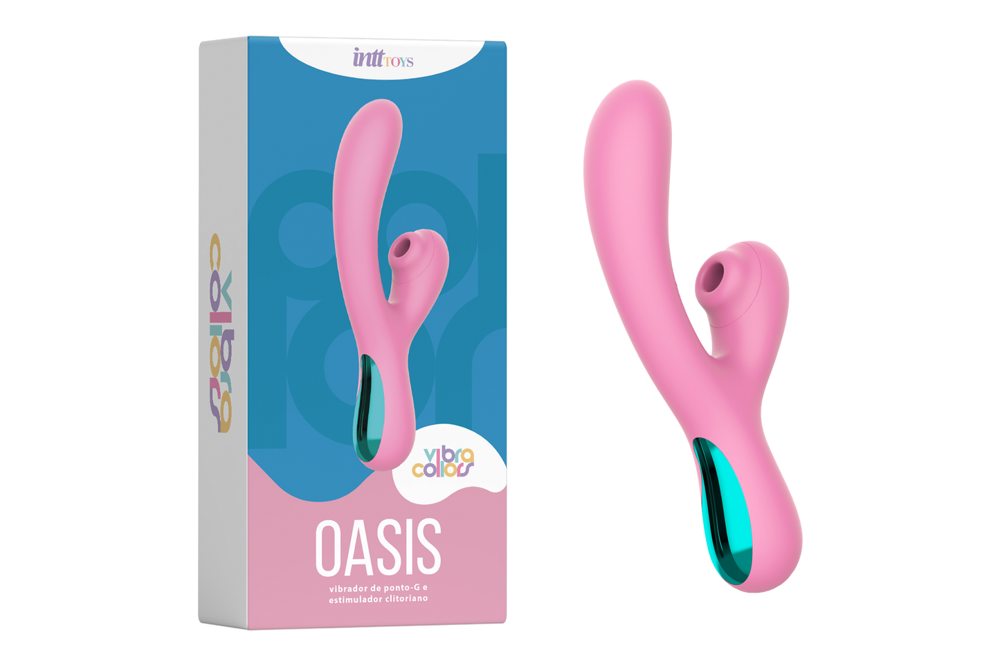 Massageador Pessoal Sensorial Oasis Collors – Tecnologia de Pulsação e Silicone Premium