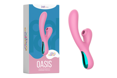 Massageador Pessoal Sensorial Oasis Collors – Tecnologia de Pulsação e Silicone Premium