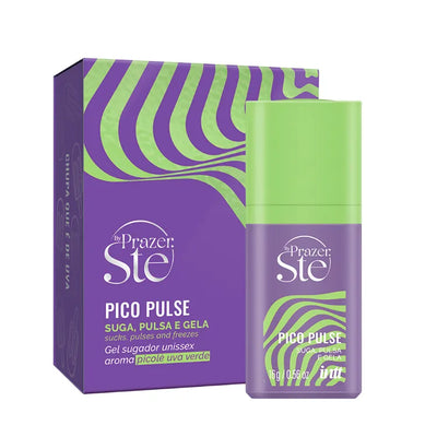 Pico Pulse Uva Verde 16g – Gel Sugador Pulsante Comestível Intt
